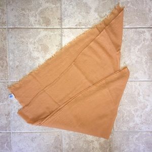 Portolano 100% Cashmere fringed scarf / shawl